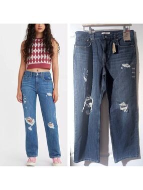 Levi's | Low Pro Women's Jeans In Amplify It Medium Wash